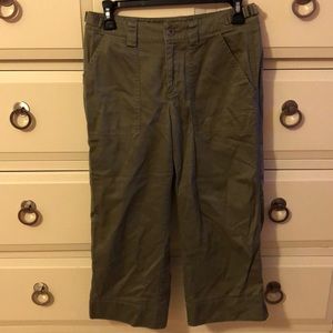 Army Green Liz Claiborne Capri Pants